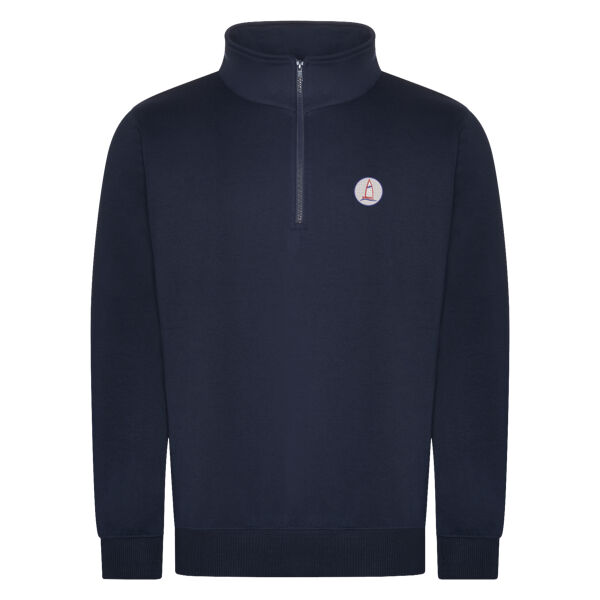 Streaker Mens 1/4 Zip Sweatshirt 1 Logo Thumbnail